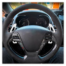 Steering Wheel Paddle Shifter Extension For Kia Forte Cadenza Aluminium Silver