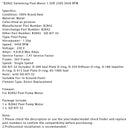 B2842 Swimming Pool Motor 1.5HP 230V 3450 RPM