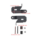 2 Pack 7318 A-Pillar Black Light Mount Brackets For Jeep Wrangler Jl 2018-2019