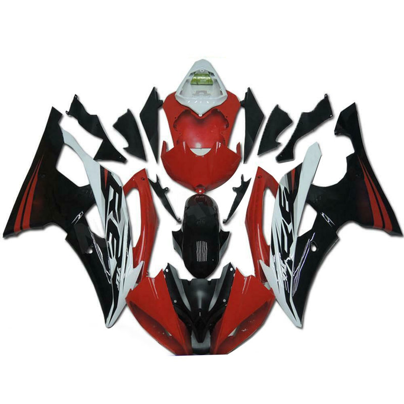 Amotopart Yamaha YZF 600 R6 2008-2016 Fairing Kit Bodywork Plastic ABS