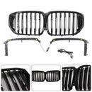 Gloss Black Front Kidney Grille Grill Fit BMW X5 G05 2019-2022 M-Performance