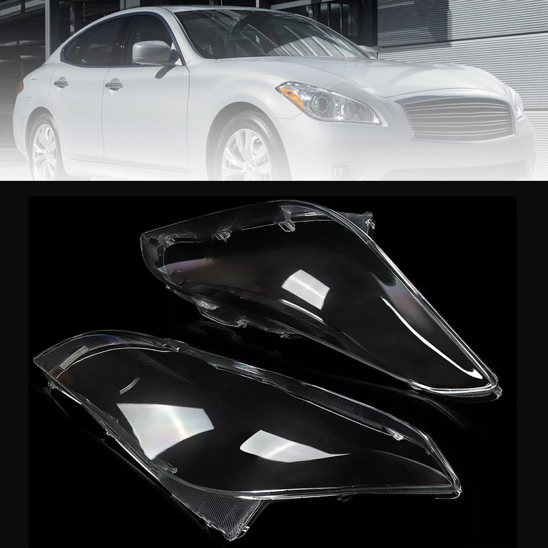 Headlight Headlamp Lens Shell Cover Clear For Infiniti M25 M35 M37 M56 2011-2012