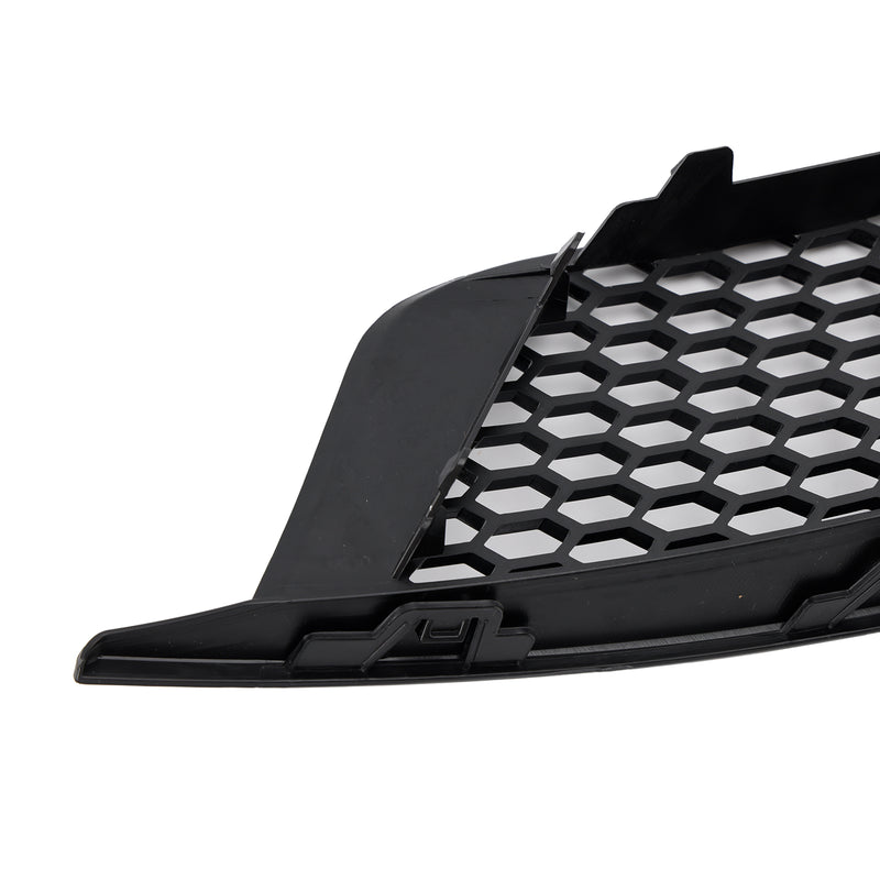 Gloss Black Front Fog Light Grill Covers Fit Audi A3 8V Sedan 2013-2016