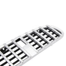 Front Silver Upper Hood Vent Grill 51137075324 For BMW E46 2002-2005
