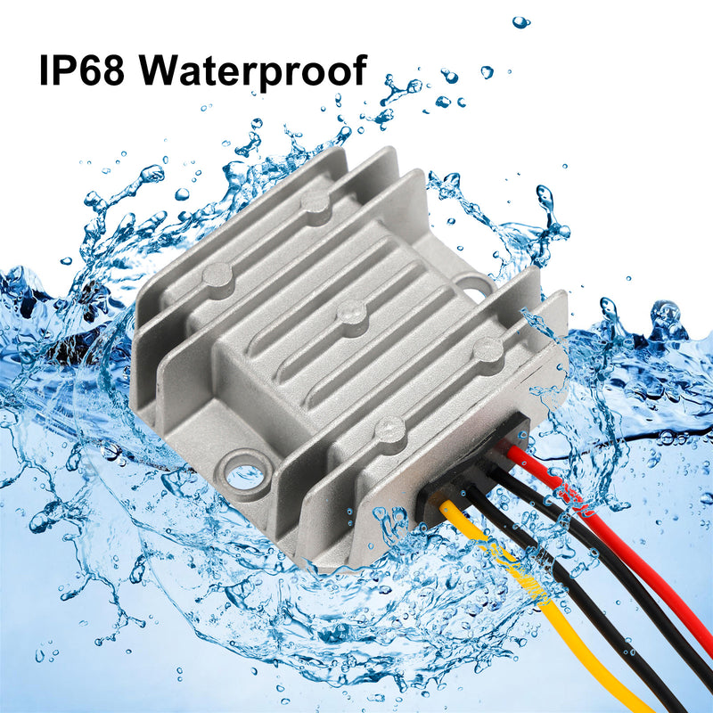 5A Waterproof DC/DC Converter Power Supply Regulator 20-72V Step Down To 12V