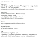 Kawasaki Versys 650 KLE 2022-2024 Bodywork Fairing Injection Unpainted