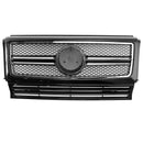 Chrome Black Front Bumper Grill Grille Fit Mercedes Benz W463 1990-2018