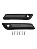 Side Luggage Saddlebag Latch Cover Lid For Touring Road Glide King 14-23 Carbon_Gray