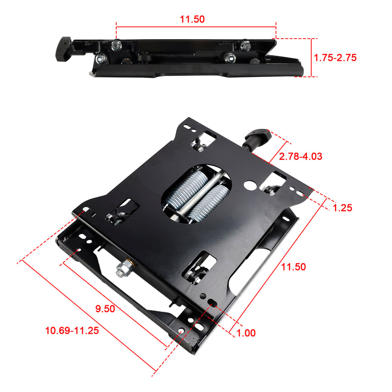 Seat Suspension Kit for Zero Turn Lawn Mower Skid Steer Forklift Tractor Seat