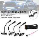 Clear Lens Amber Light Front Grille LED Light Kit Fit Toyota Tacoma 2016-2023