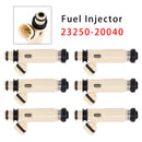 6Pcs Fuel Injector For Toyota Highlander 3.3L V6 2008-2010 23250-20040