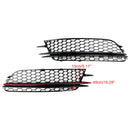 Audi A6 4G C7 2012-2015 2PCS Front Fog Light Cover Bezel Bumper Grille