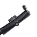 Black Folding Motorcycle Motorbike Mirrors Adventure Mirror Kit Universal Fit