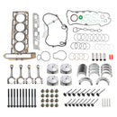 Engine Rebuild Overhaul Pistons Valves Seals Kit for Chevrolet GMC 2.4L