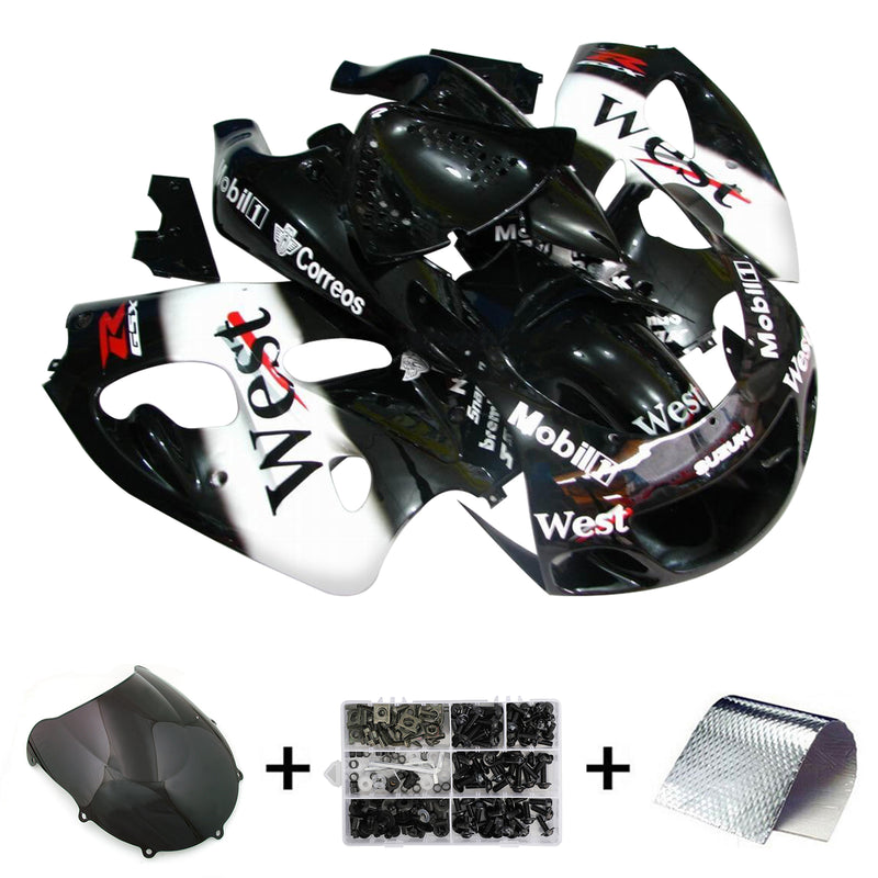 Amotopart Suzuki GSXR600 1996-2000 GSXR750 1996-1999 Fairing Kit Bodywork