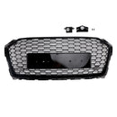 RS5 Style Sport Front Honeycomb Grille Grill Fit Audi A5 S5 B9 2017-2019