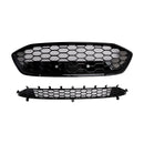 ST Style Black Front Bumper Grill Lower Grill Fit Ford Focus MK4 2018-2021