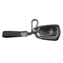 Aluminum Alloy TPU Black Car Key Case Cover With Buckle For Cadillac