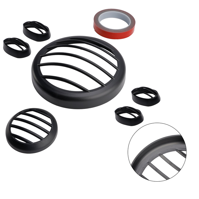 Headlight Guard Shield Cover Grille Black Kit Fit For Yamaha Pg-1 2023-2024