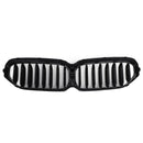 Gloss Black Front Grill Grille W/Camera Fit BMW 5-Series LCI G30 G31 2021-2022