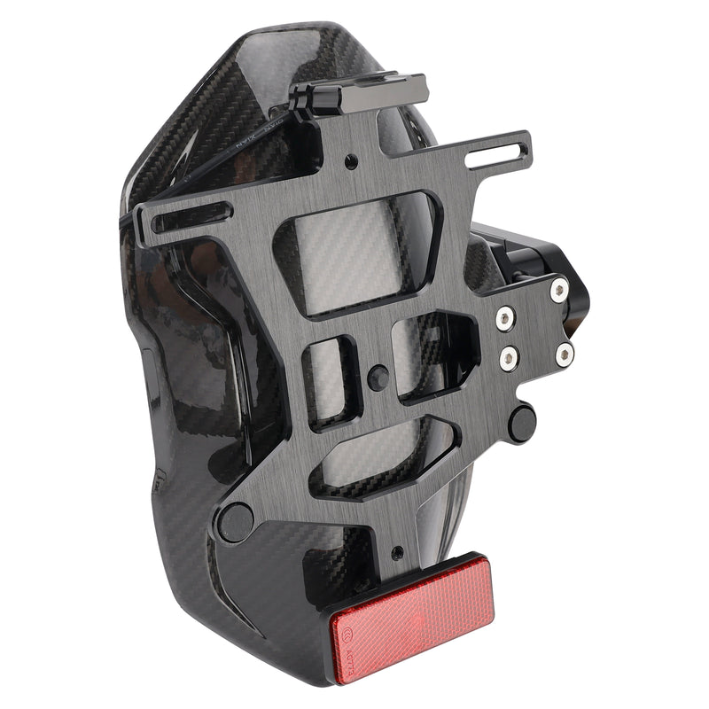 Real Carbon Fiber Rear Fender Bracket LED For Honda CBR650R CB650R 24-25