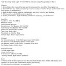 LED Rear Stop Brake Light 9811325980 For Citroen Jumpy Peugeot Expert Black