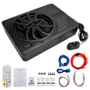 1200W Car Subwoofer 10" 12V Slim Under Seat Powered Car Subwoofer for Car Truck