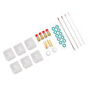 30Pcs TIG Welding Stubby Gas Lens Pyrex Cup Kit Fits For Tig WP-17/18/26 Torch