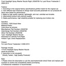 2006-2014 Land Rover Freelander 2 Front Headlight Spray Washer Nozzle Right