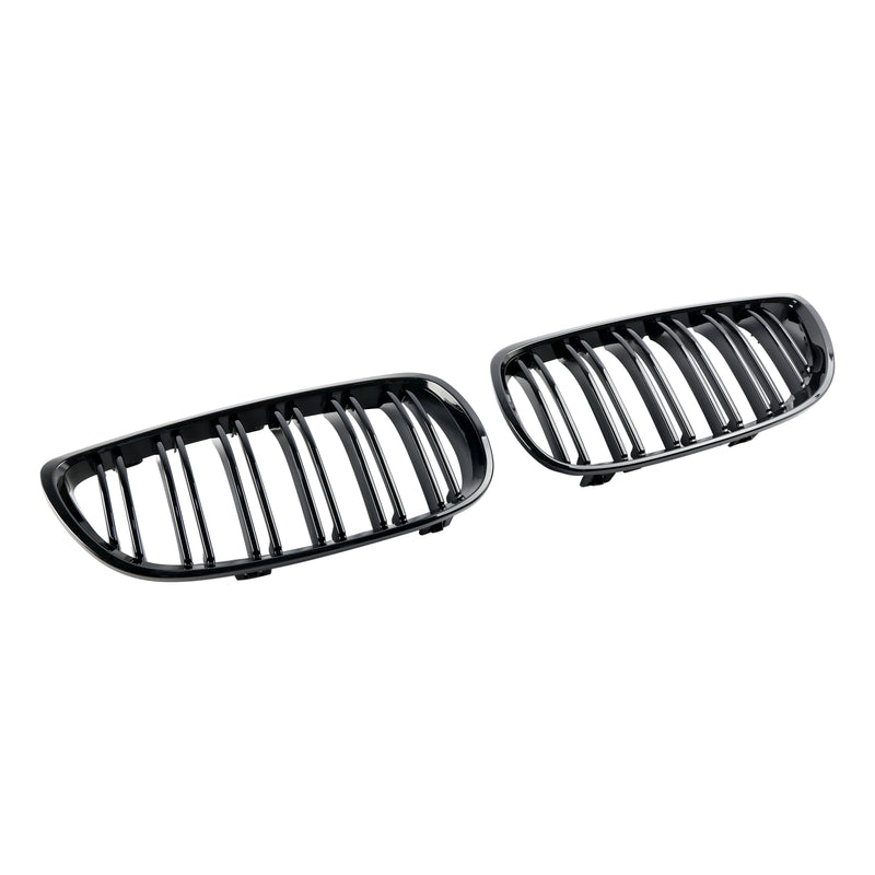 Gloss Black Front Kidney Grill Grille Fit BMW E92 E93 328i 335i 2006-2010 2DR