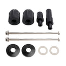 Crash Bobbin Protector Slider Aluminum Black For Kawasaki Ninja 650 2017-2023