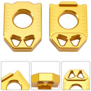 CNC Rear Chain Adjuster Axle Block For SUZUKI DRZ400SM 400S 400E 2005-2024