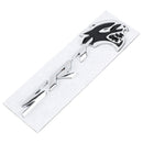 Rear Tailgate SRT Hellcat Decal Emblem for Challenger Trunk Lid Badge Silver, Black
