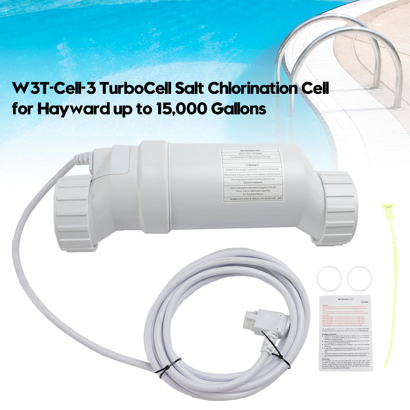 W3T-Cell-3 TurboCell Salt Chlorination Cell for Hayward up to 15000 Gallons