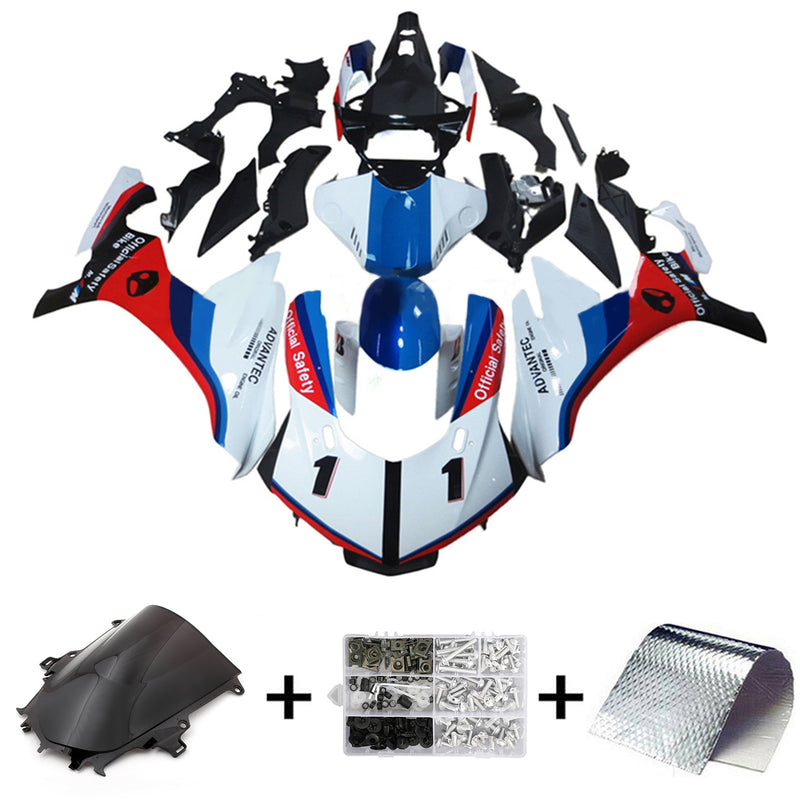 Amotopart Yamaha YZF 1000 R1 2015-2019 Fairing Kit Bodywork Plastic ABS