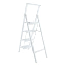 4 Step Ladder, Foldable Step Stools for Adults Anti-Slip Pedal, Lightweight