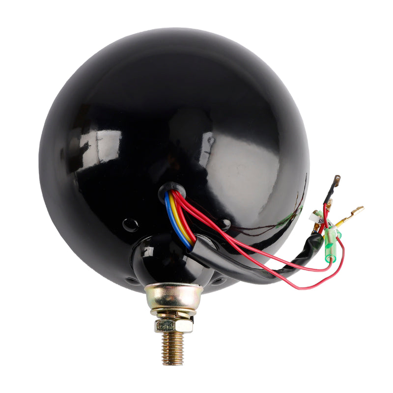 5.75" Spotlight Headlight Fog 9-Bulbs Black