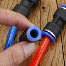 20Pcs Air Pneumatic 1/4" to 1/4" Straight Push in Connectors Quick