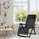 Oversized Zero Gravity Chair Recliner Lounge Chair Reclining Chaise With Pad