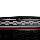 GP-Style Gloss Black Red Trim Front Grille Fit Mini Cooper F55 F56 F57 2014-2021