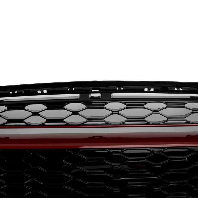 GP-Style Gloss Black Red Trim Front Grille Fit Mini Cooper F55 F56 F57 2014-2021