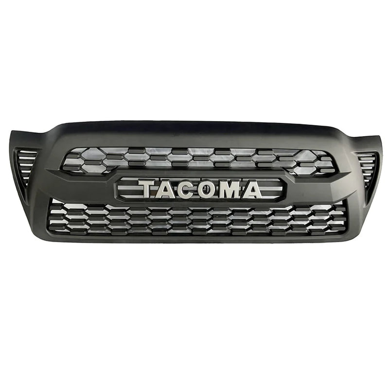 Toyota Tacoma | 2005-2011 | TRD PRO Grille | Matte Black | Grey Letter