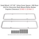 Small Block 1/2"3/8" Valve Cover Spacer 500 Riser 350 For Shaft Mount Roller