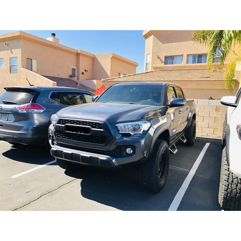 Tacoma TRD Pro 2016-2023 Grill Replacement Grille + ACC DRCC Garnish Sensor Cover + LED Lights