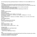 2pcs LED Angel Eyes Ring Light Module Diode 63117398766 For BMW F30 F31 F34