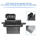 HVAC Heater Blower Regulator Resistor 27151ZT00A For Nissan Armada 2005-2008