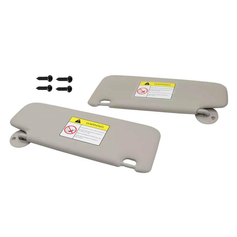 2PCS Gray Sun Visor Left & Right 42478247 42478249 For Chevrolet Sonic 2012-2019