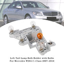 Left Tail Lamp Bulb Holder with Bulbs For Mercedes W204 C-Class 2007-2010