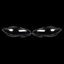 Pair Front Headlight Lens Cover Shell Clear For Jaguar XJ XJL 2010-2019