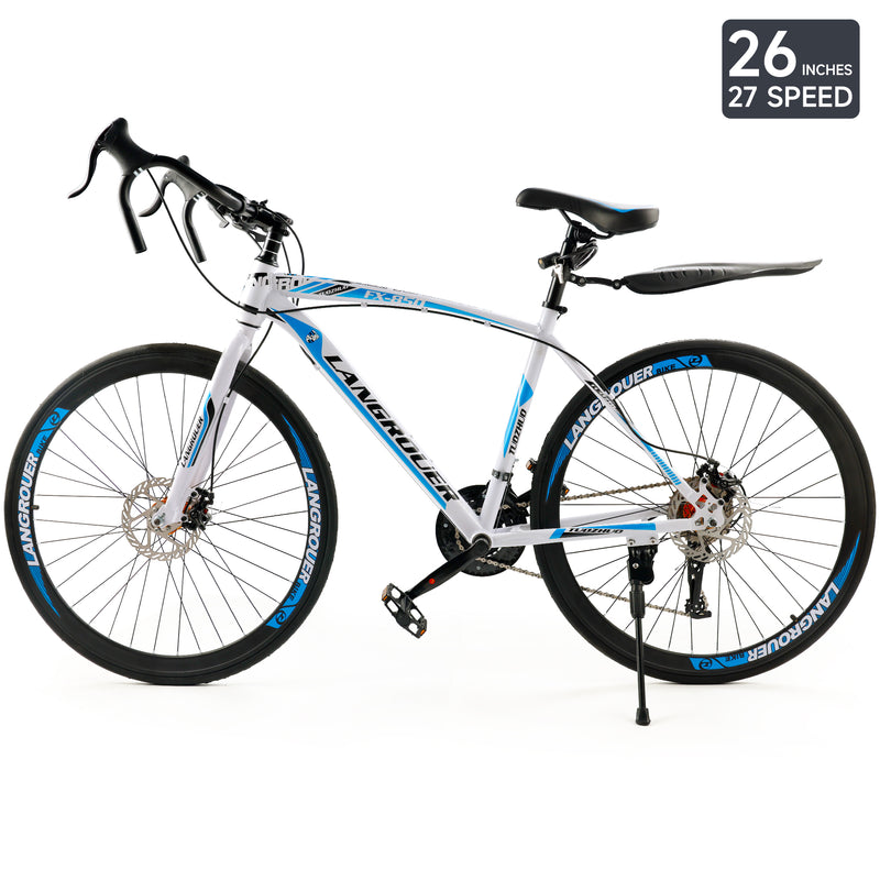 27 speed Road Bike Racing Bicycle 700C 26" Wheels Adult